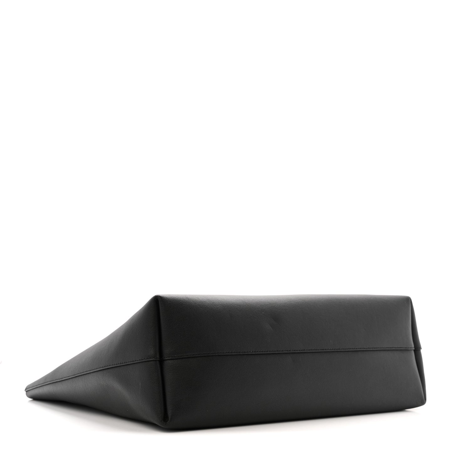 Calfskin Large Shopping Tote Black