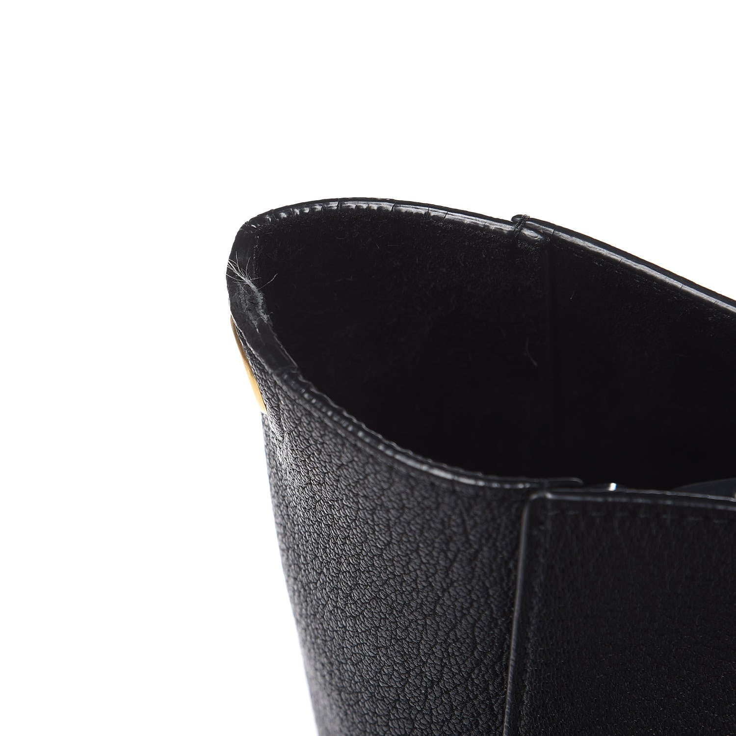 Celine Soft Grained Calfskin Small Sangle Bucket Bag Black 10 of 12