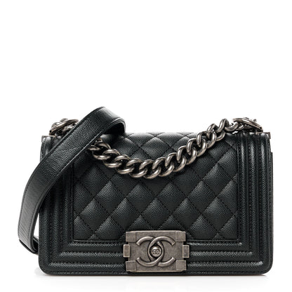 Chanel Caviar Quilted Small Boy Flap Black 1 of 10