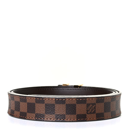 Louis Vuitton Damier Ebene 40mm LV Initiales Belt 85 34 2 of 4