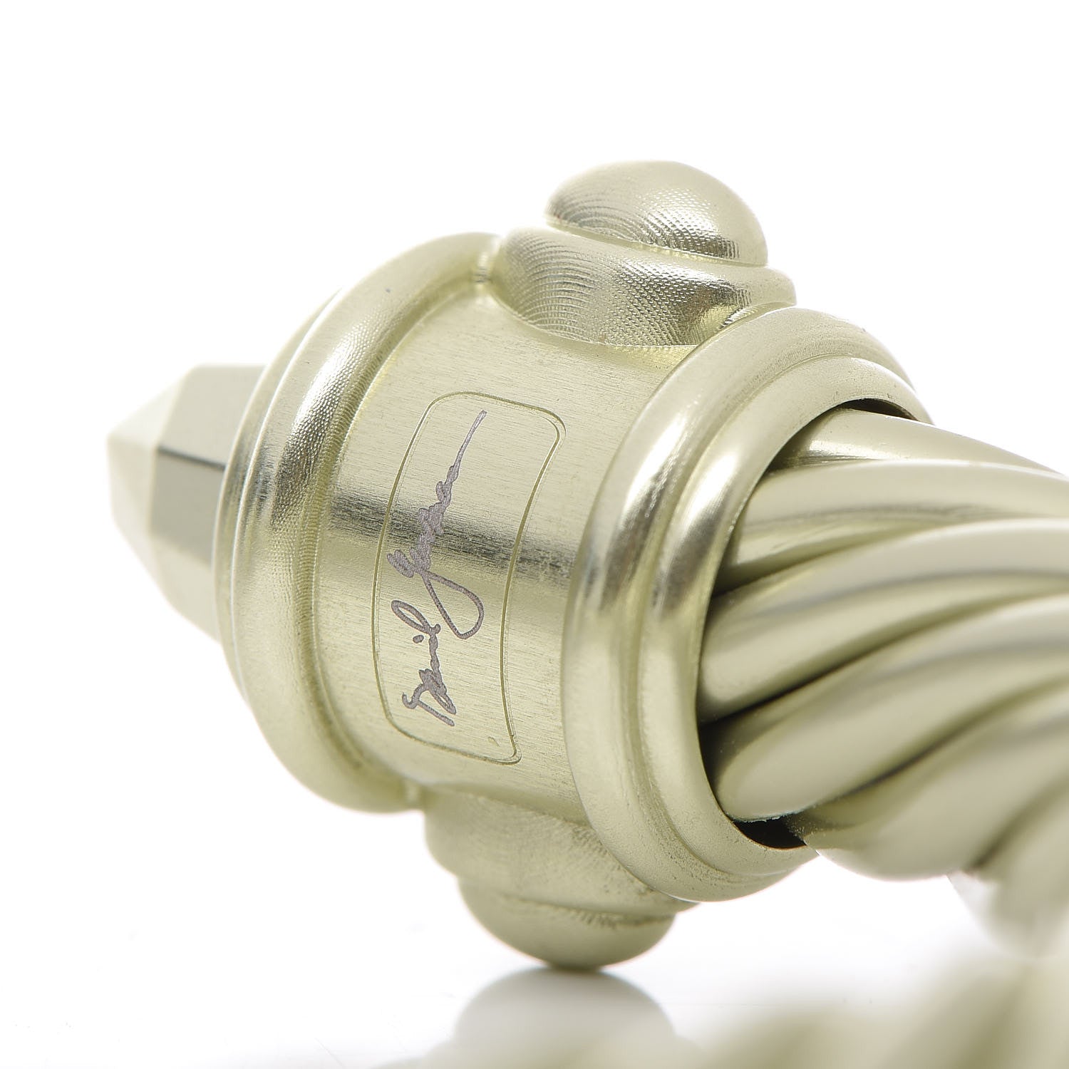 David Yurman Aluminum 10mm Renaissance Bracelet Light Green 5 of 6