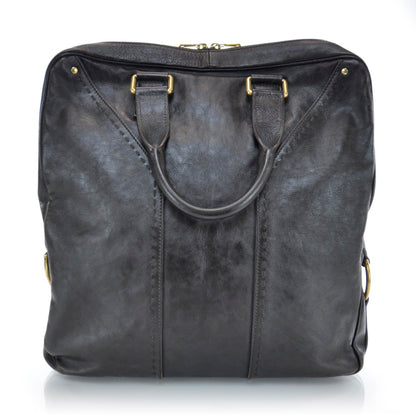 Saint Laurent Leather Muse Tote Brown 3 of 11