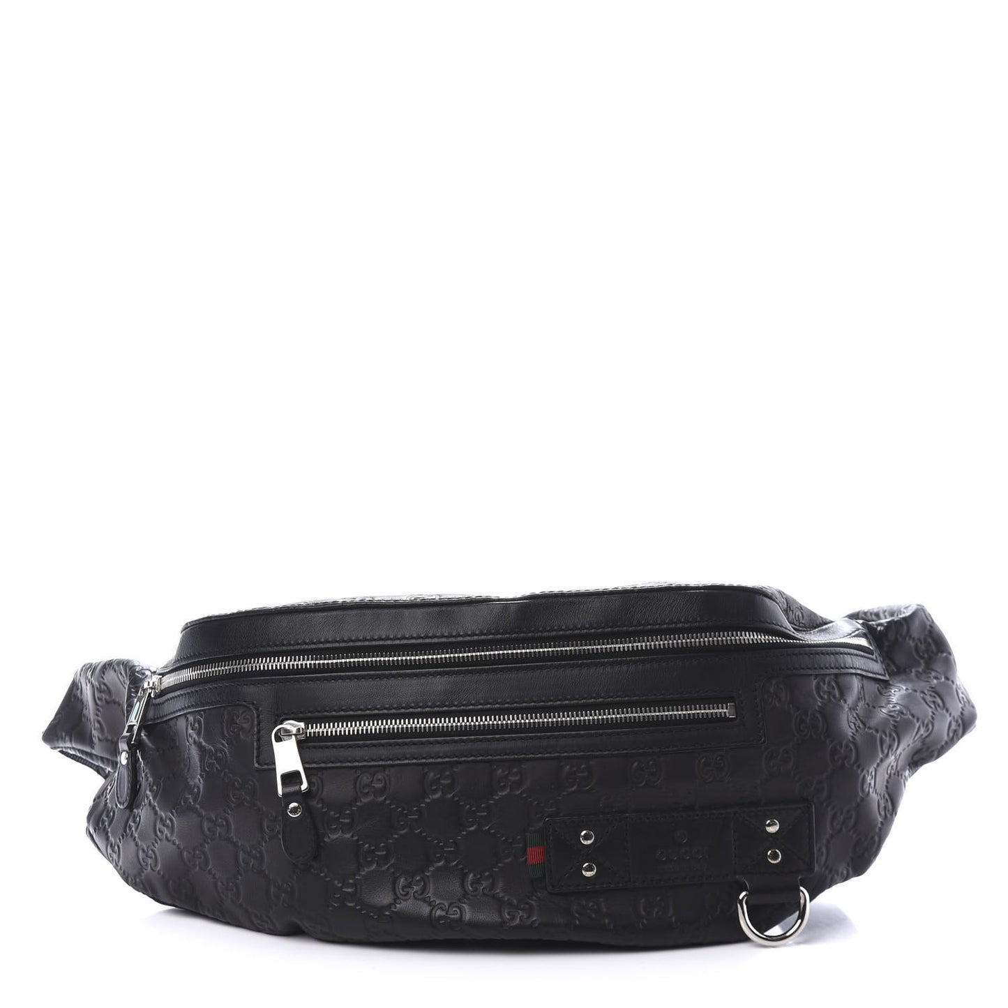 Guccissima Web Belt Bag Black