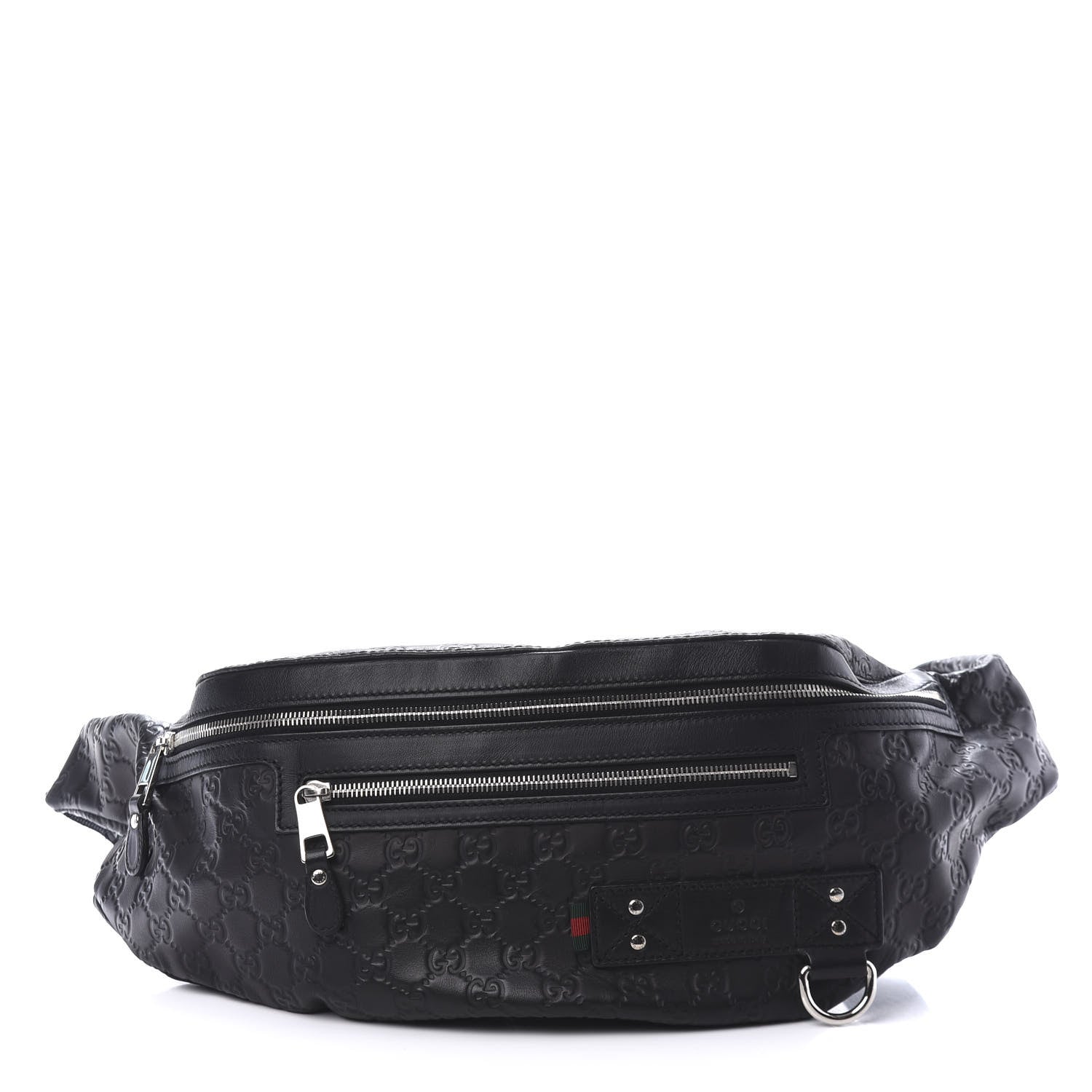 Gucci Guccissima Web Belt Bag Black 1 of 10
