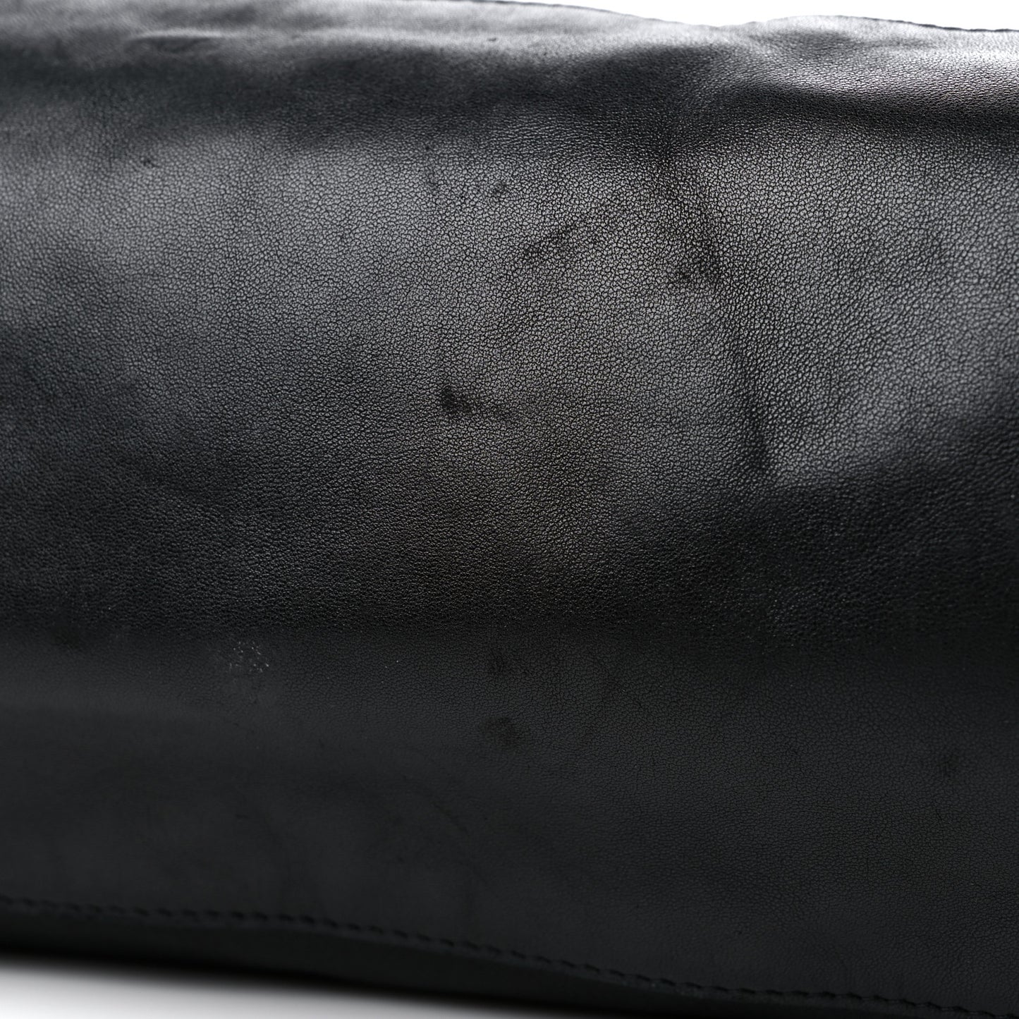 Lambskin Large Ultimate Soft Tote Black