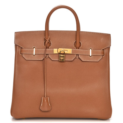 Hermes Courchevel HAC Birkin 32 Gold 1 of 31