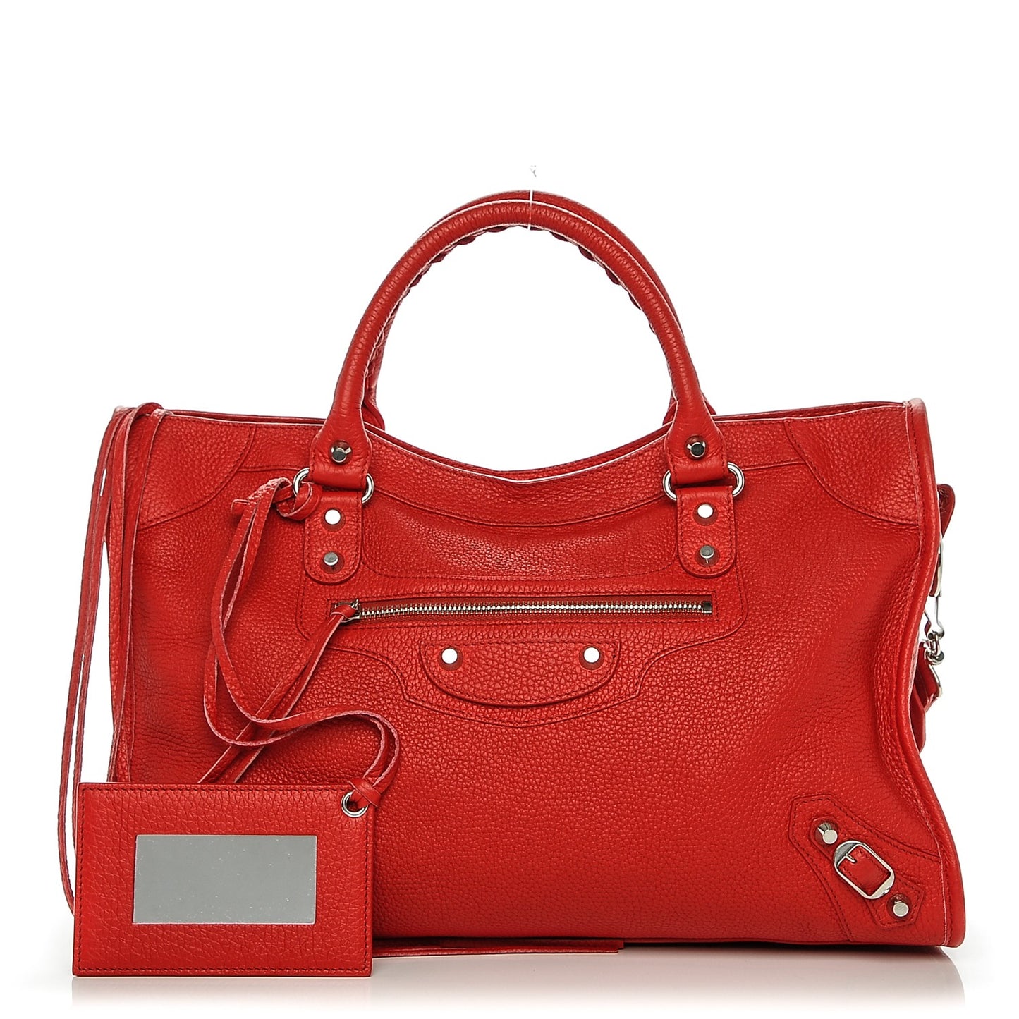 Vibrato Calfskin Classic Silver Hardware City Rouge Cerise