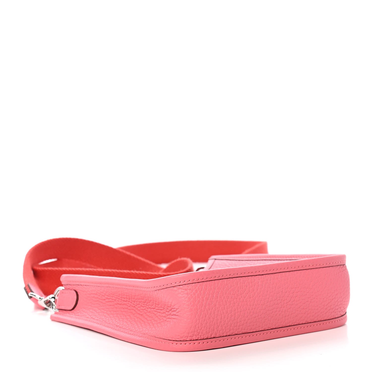 Hermes Taurillon Clemence Amazone Evelyne TPM Rose Azalee Rouge Pivoine 4 of 9