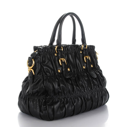 Prada Nappa Gaufre Tote Nero Black 3 of 8