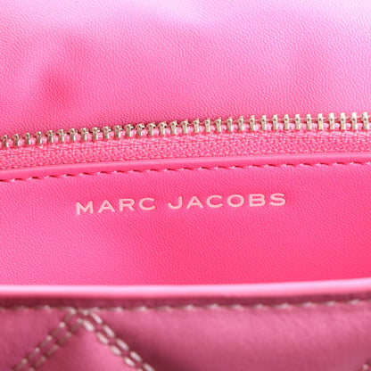 Marc Jacobs Quilted Dual Chain Small Shoulder Bag  Pink 5 of 10
