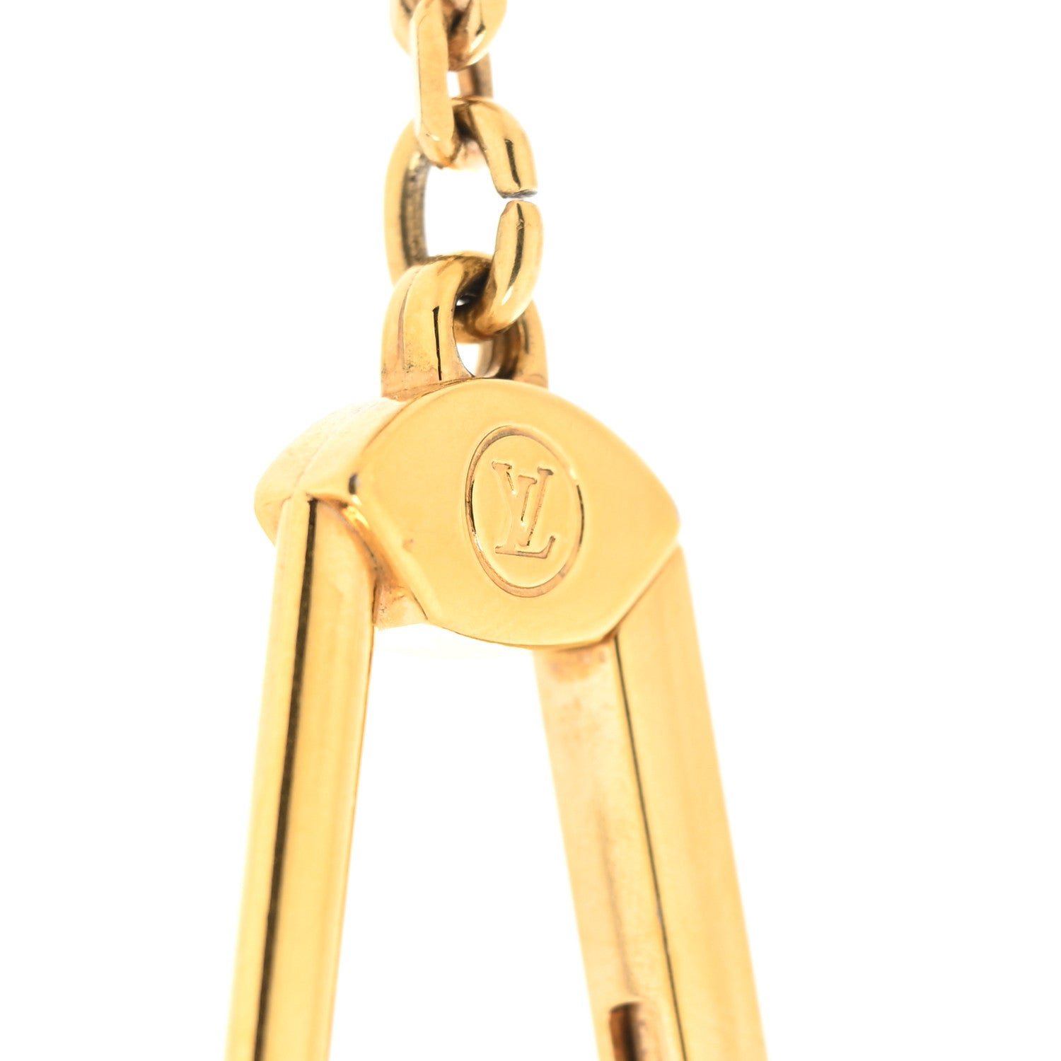 Louis Vuitton Resin Inclusion Speedy Bag Charm Key Chain Beige 3 of 3