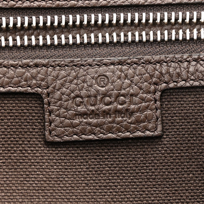 Gucci Monogram Calfskin Web Medium B Shoulder Bag Beige Brown 7 of 10