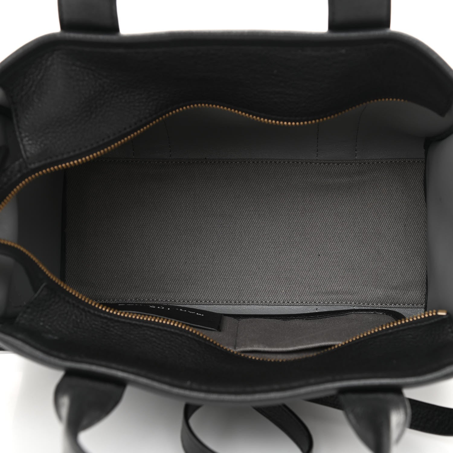 Marc Jacobs Grained Calfskin Medium The Tote Bag Black 4 of 9