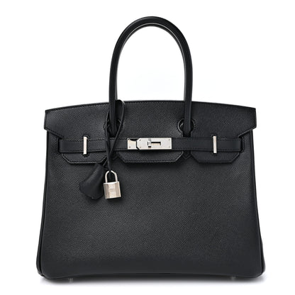Hermes Epsom BIRKIN 30 Black 1 of 14