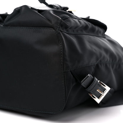 Prada Tessuto Nylon Saffiano Small Backpack Black 8 of 8