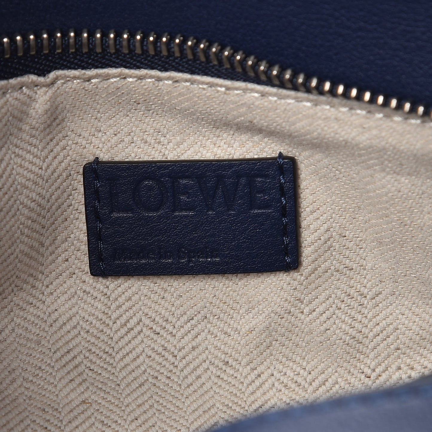 Calfskin Small Puzzle Bag Marine