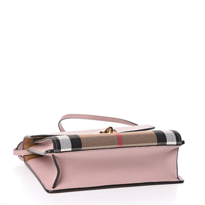 Burberry Derby Calfskin House Check Small Macken Crossbody Bag Pale Orchid 4 of 11