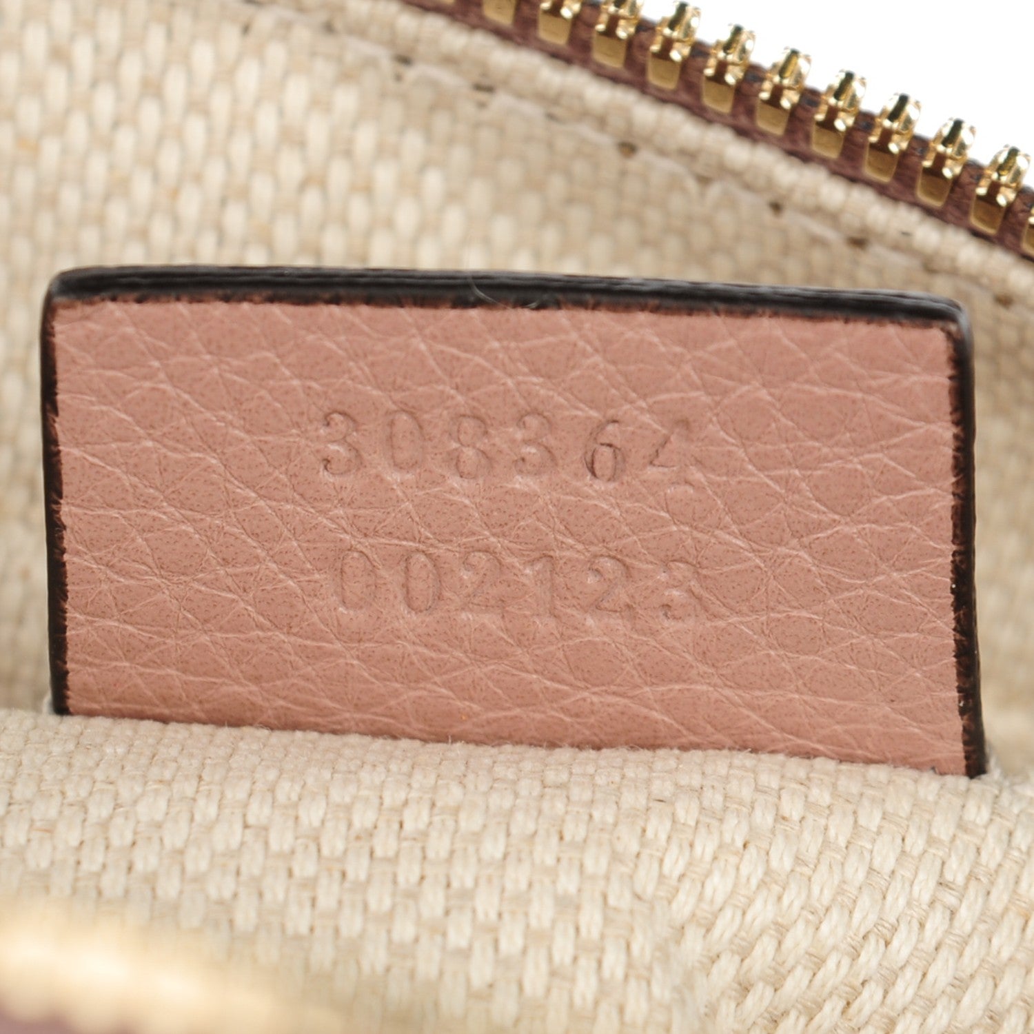 Gucci Cellarius Calfskin Small Soho Disco Bag Dark Cipria 7 of 7