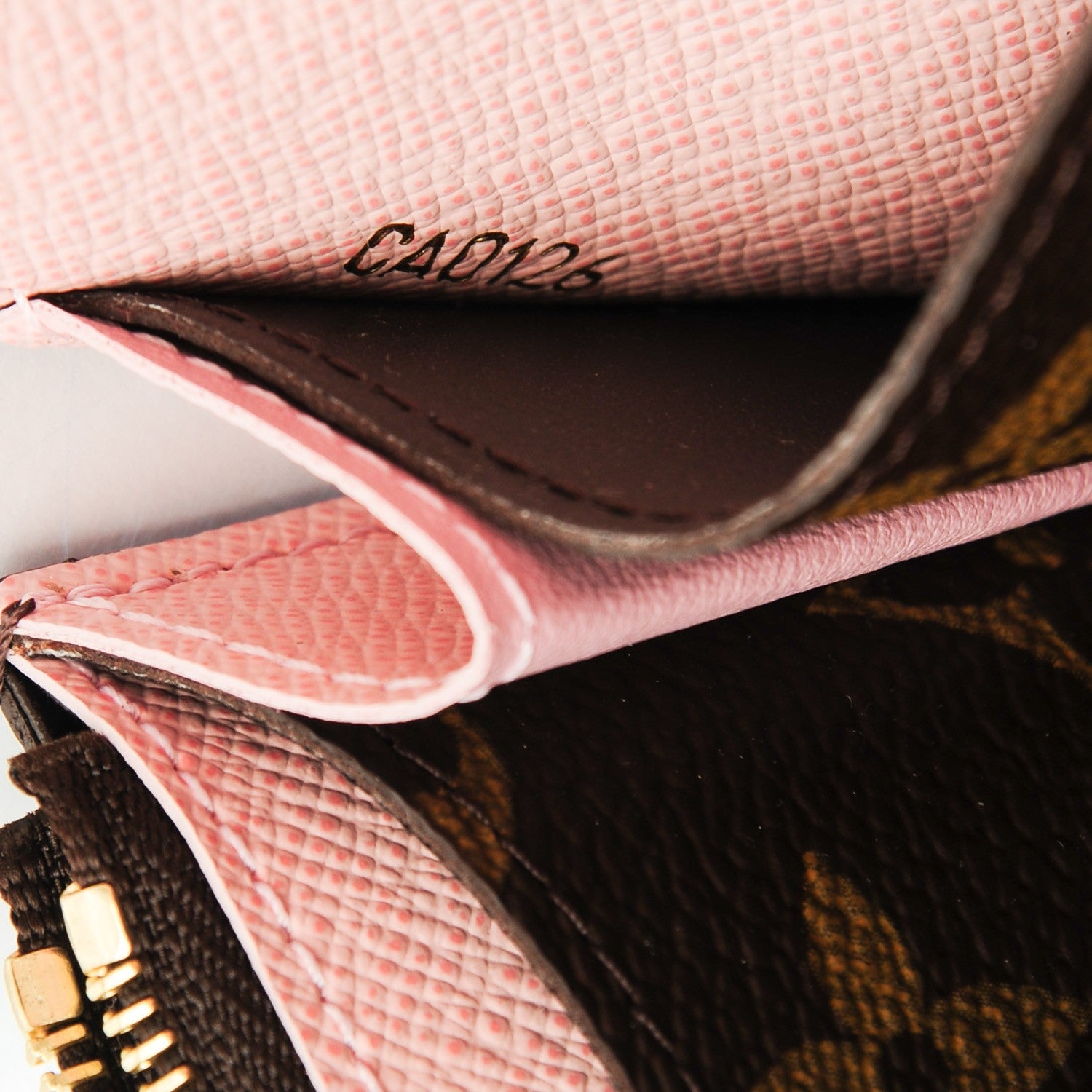 Louis Vuitton Monogram Emilie Wallet Rose Ballerine 7 of 7