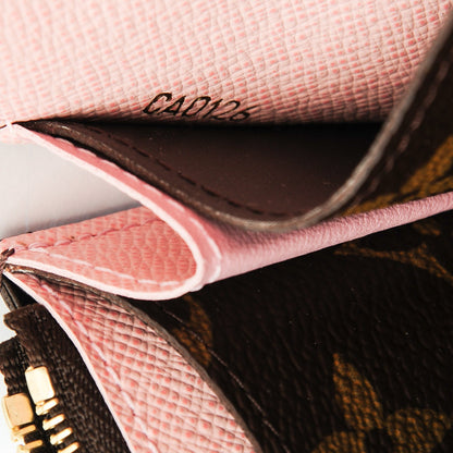 Louis Vuitton Monogram Emilie Wallet Rose Ballerine 7 of 7