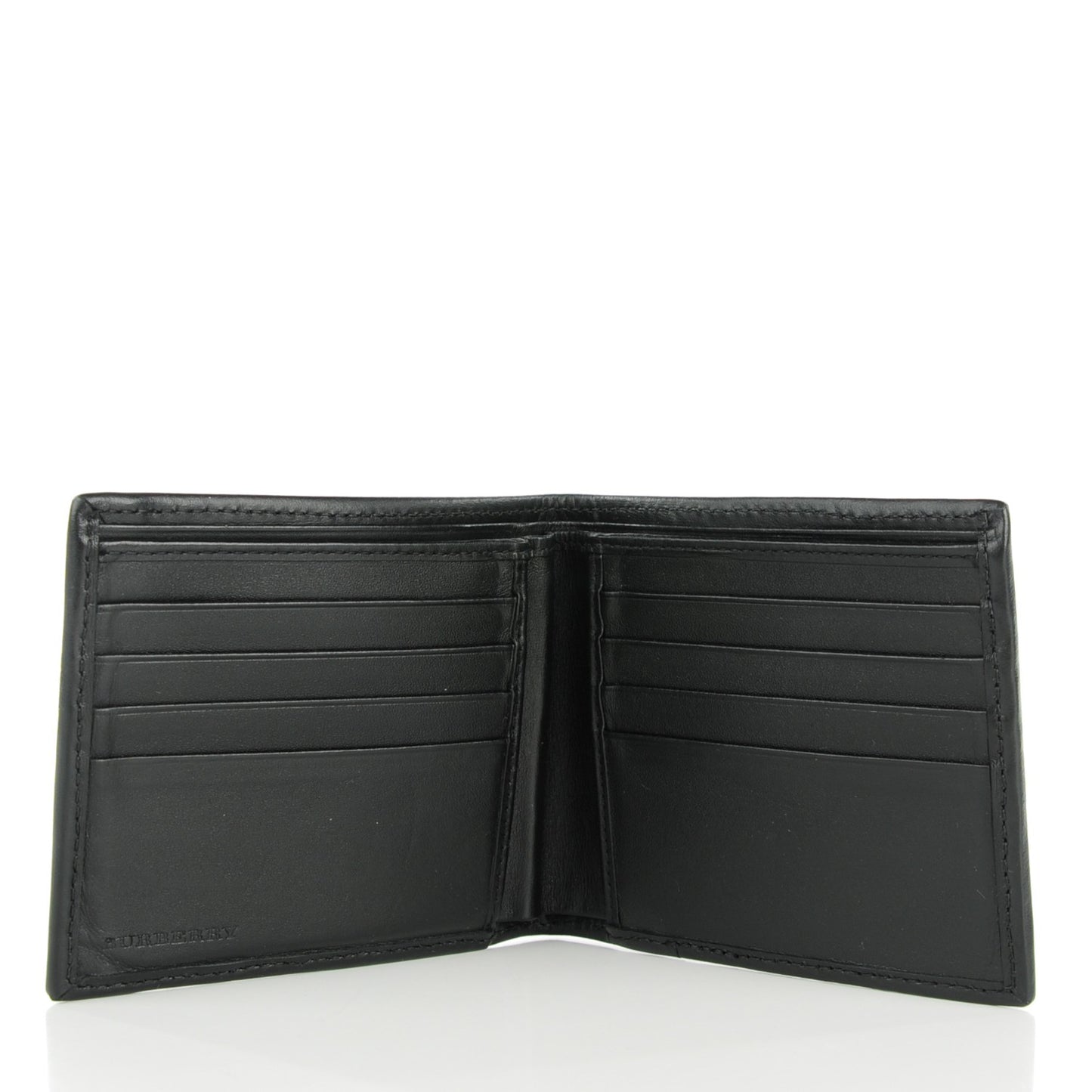 Smoked Check Hipfold Wallet Charcoal