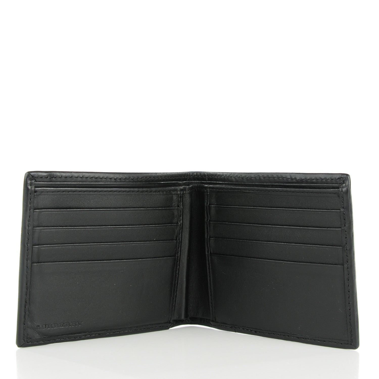Burberry Smoked Check Hipfold Wallet Charcoal 5 of 7