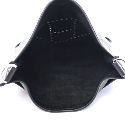Hermes Taurillon Clemence Evelyne III PM Black 5 of 9
