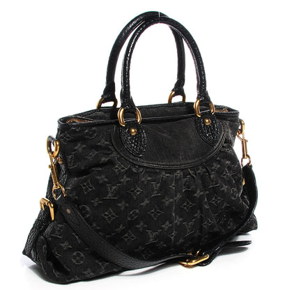 Louis Vuitton Denim Neo Cabby MM Black 3 of 7