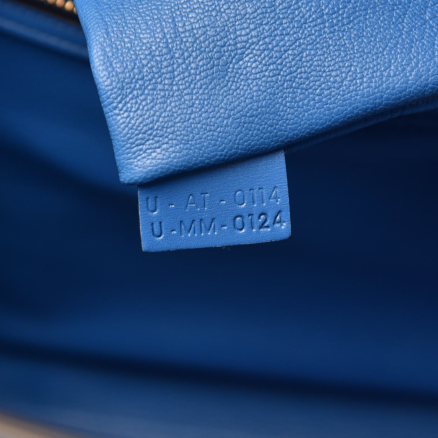 Smooth Calfskin Mini Luggage Electric Blue