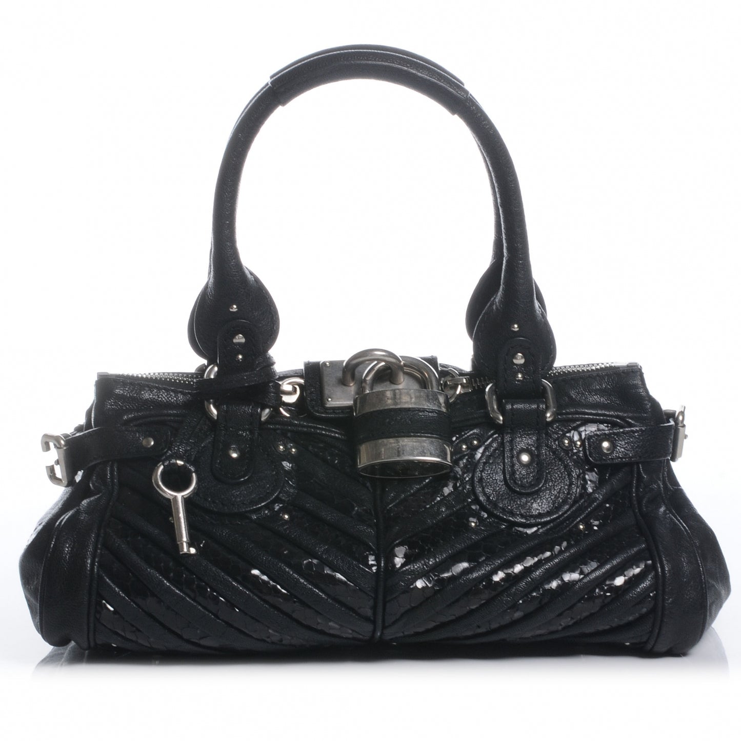 Python Chevron Paddington Black