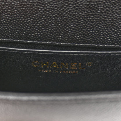 Chanel Caviar Quilted Small Boy Messenger Bag Black 6 of 10