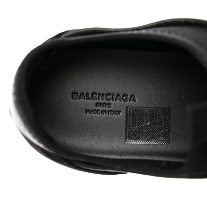 Balenciaga Mesh Calfskin Neoprene Suede Womens Race Runner Sneakers 39 Black 7 of 8