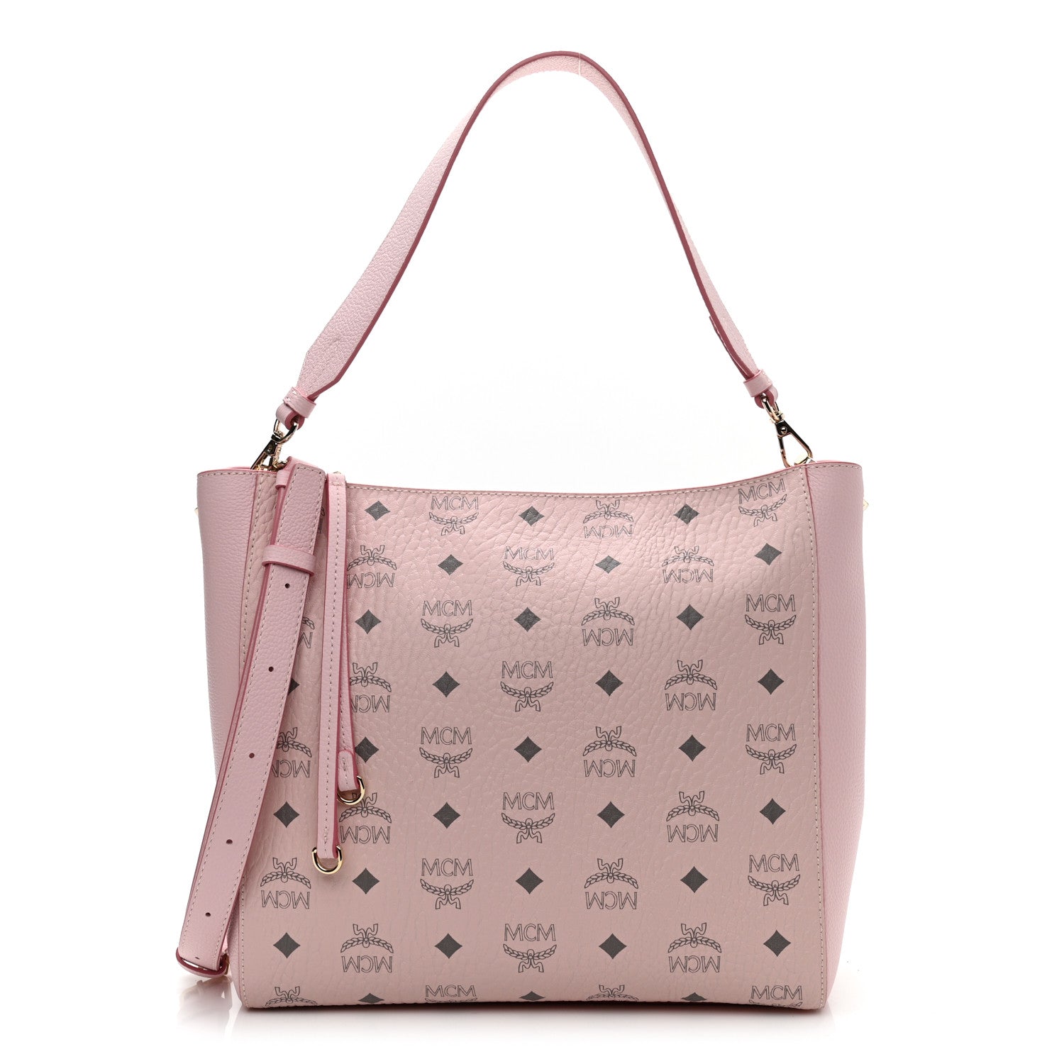 MCM Visetos Medium Aren Hobo Powder Pink 1 of 10