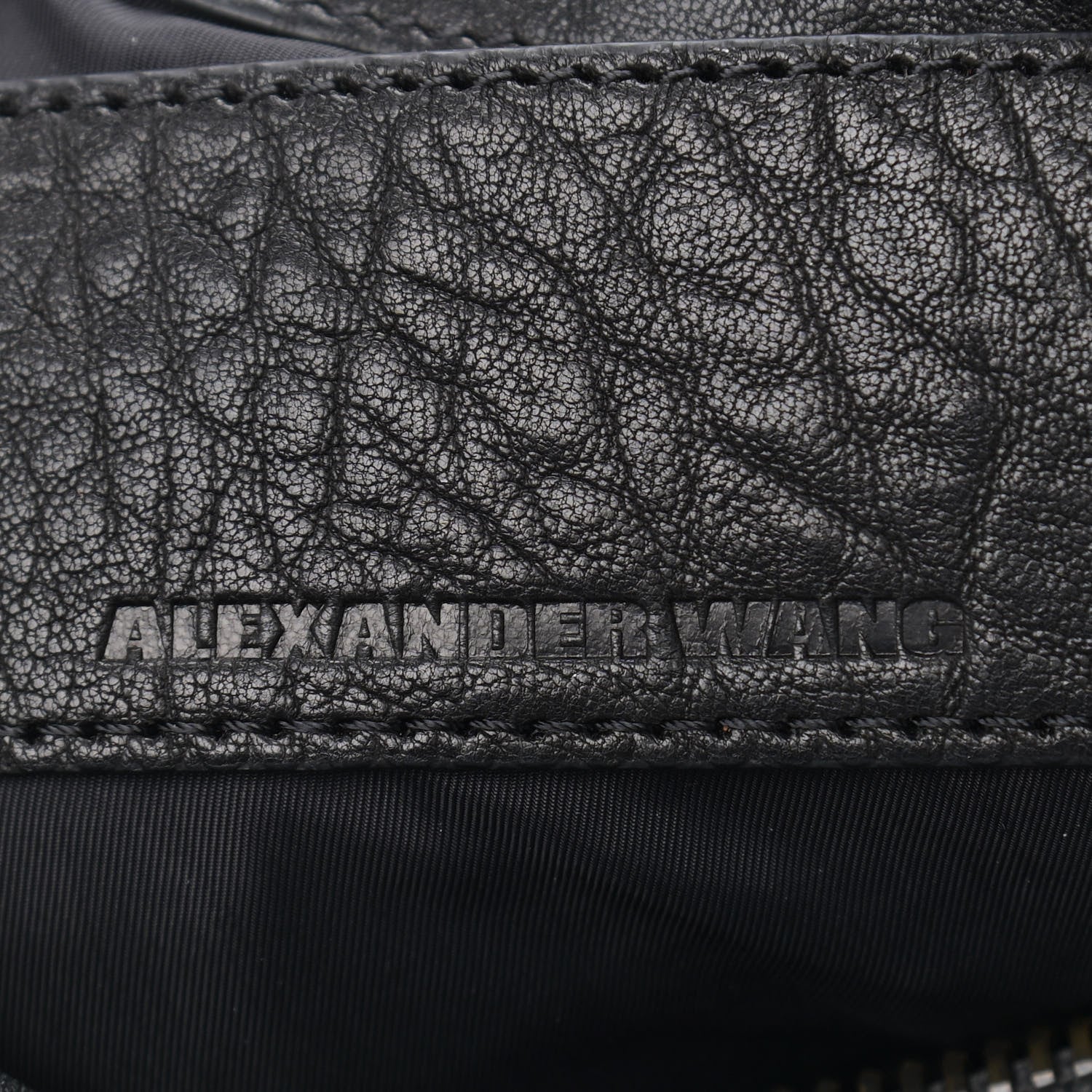 Alexander Wang Pebbled Lambskin Rocco Black Matte Black Hardware 5 of 7