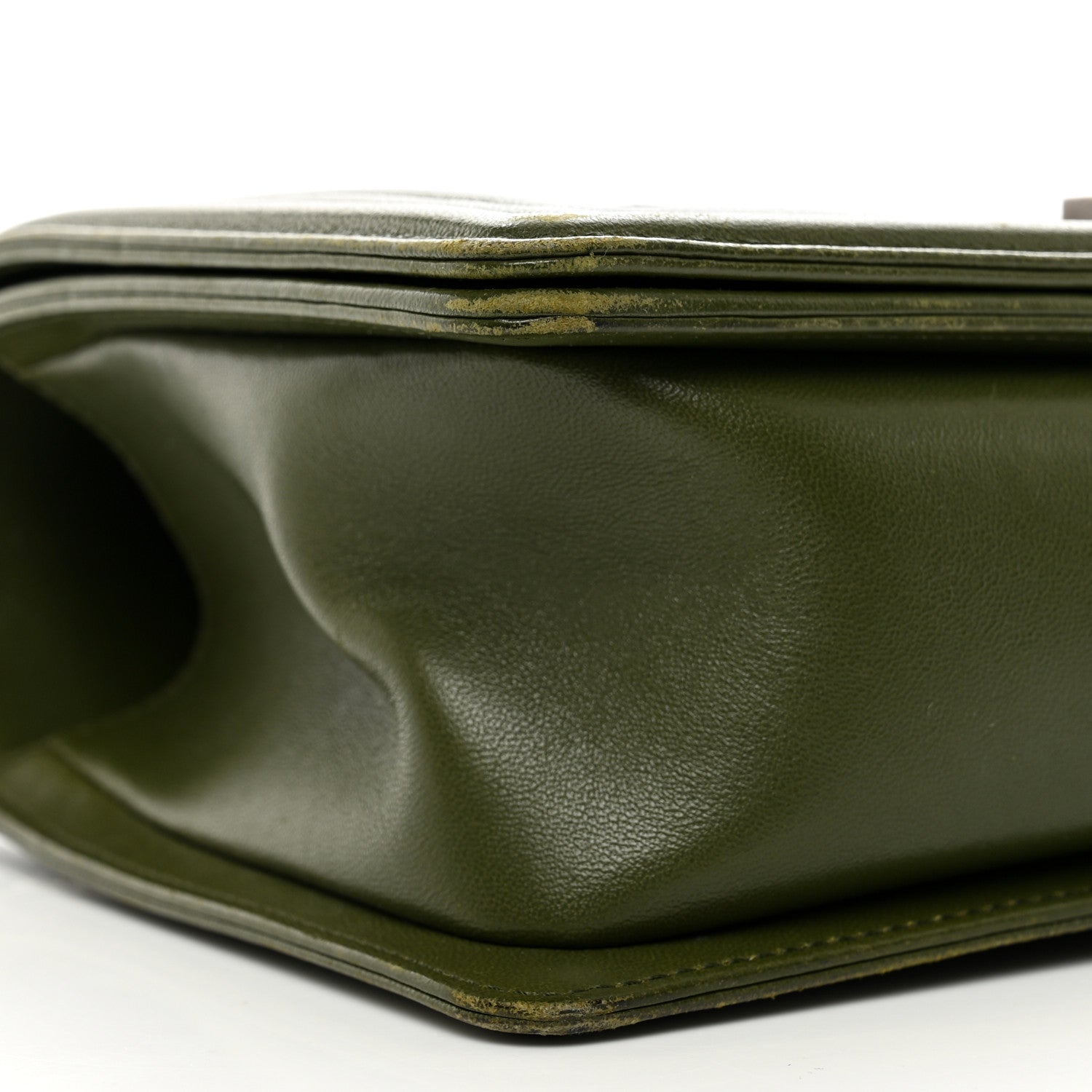 Chanel Lambskin Quilted Medium Boy Flap Green 9 of 11