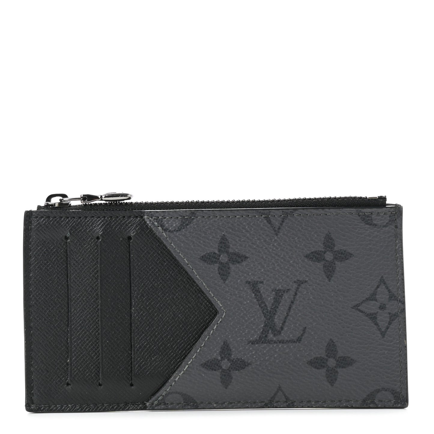 Reverse Monogram Eclipse Taiga Coin Card Holder
