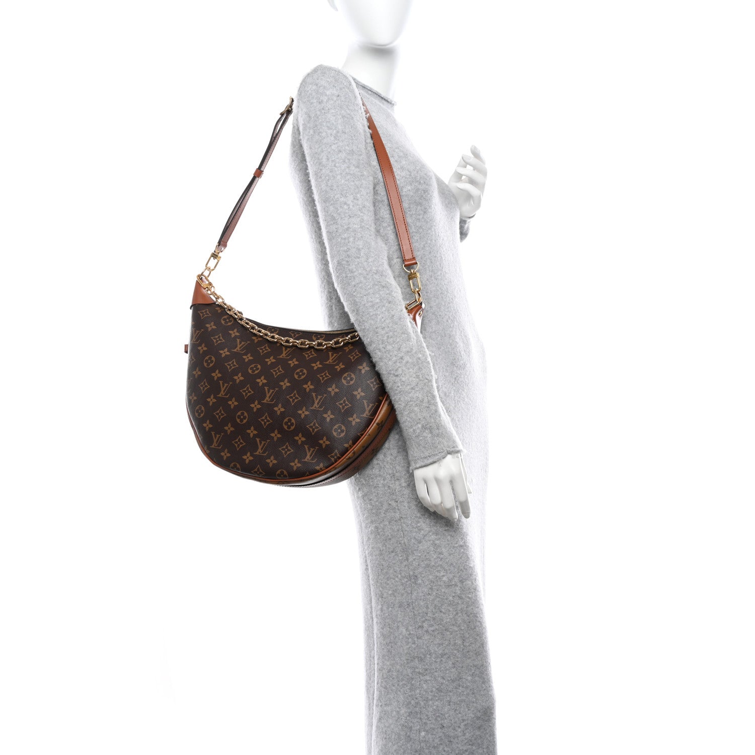 Louis Vuitton Reverse Monogram Loop Hobo 2 of 12