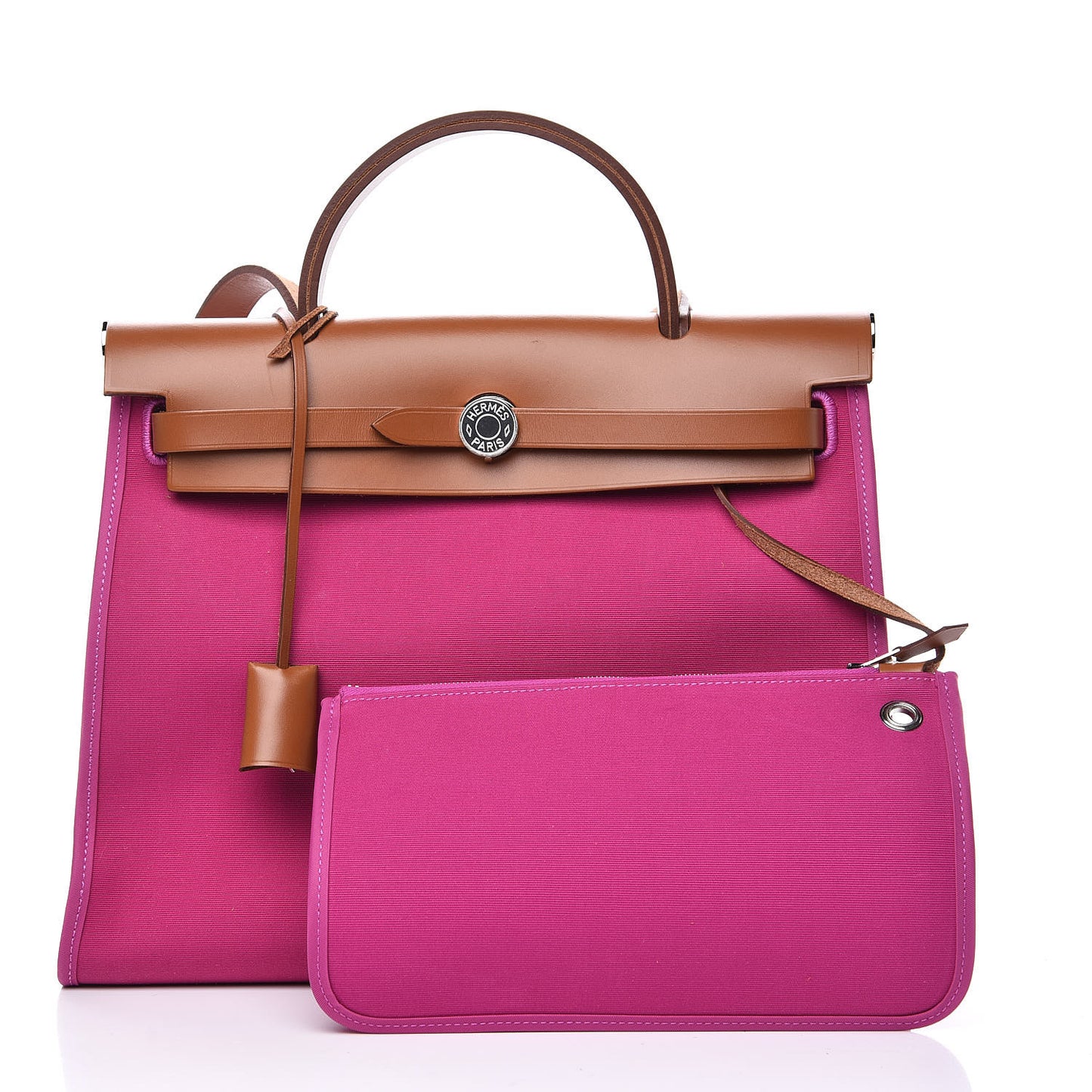 Vache Hunter Toile Herbag Zip 31 PM Magnolia Fauve