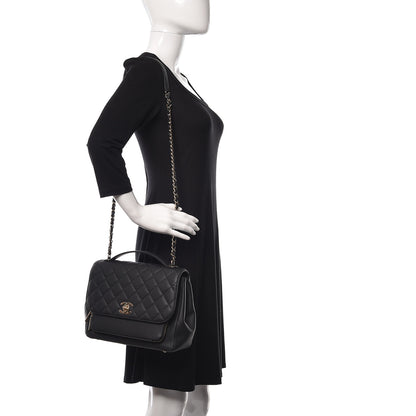 Chanel Caviar Quilted Large Business Affinity Flap Black 2 of 11