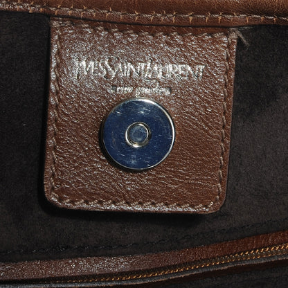Saint Laurent Suede Mombasa Hobo Light Brown 6 of 7