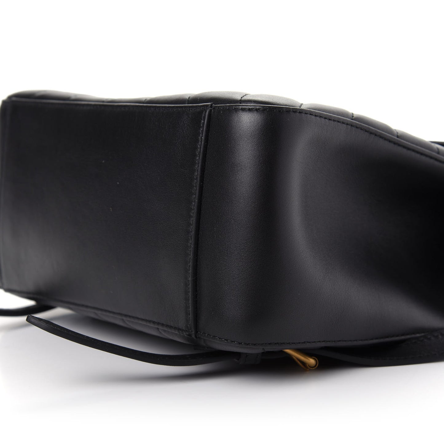 Calfskin Bamboo Trapuntata Queen Margaret Backpack Black