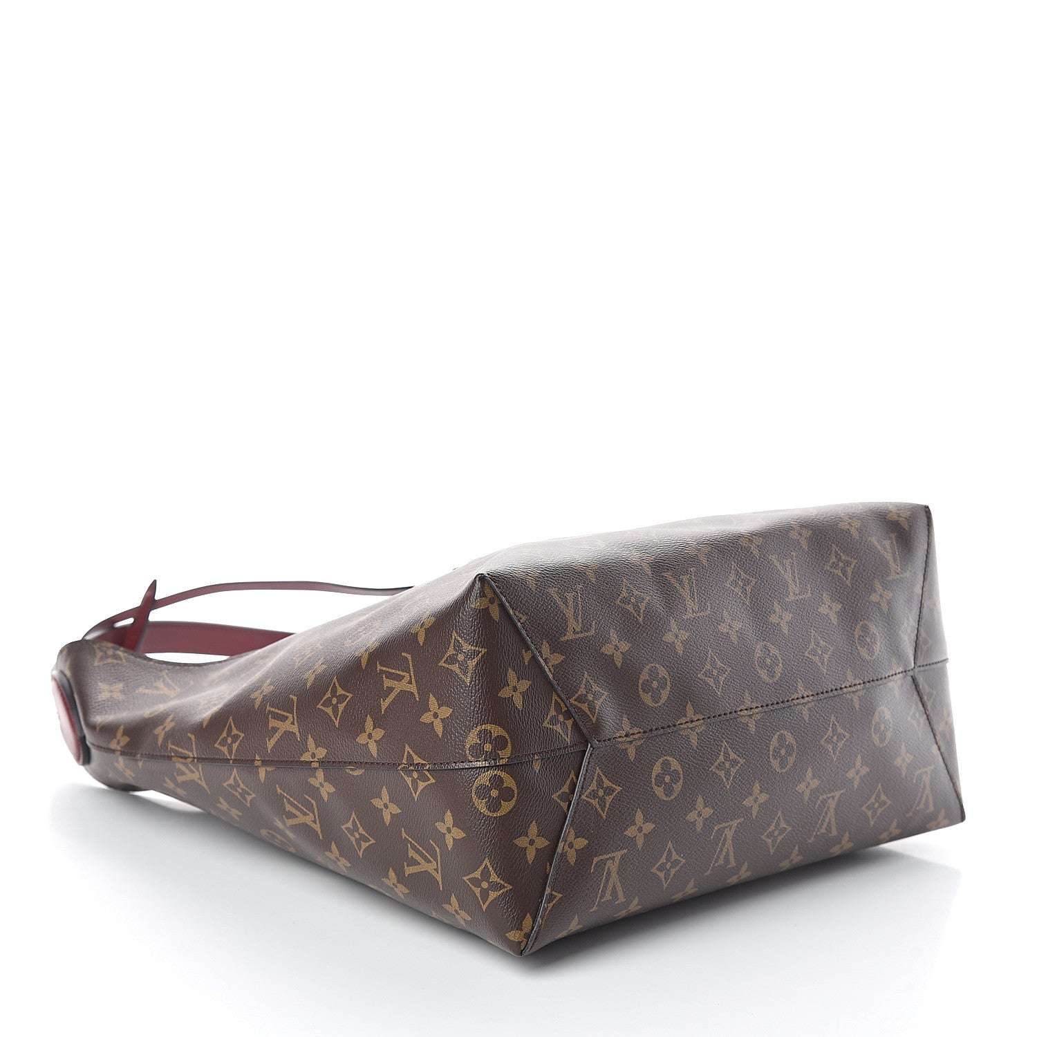 Louis Vuitton Monogram Flower Hobo Bordeaux 3 of 9