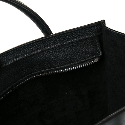 Celine Drummed Calfskin Nano Luggage Black 15 of 16