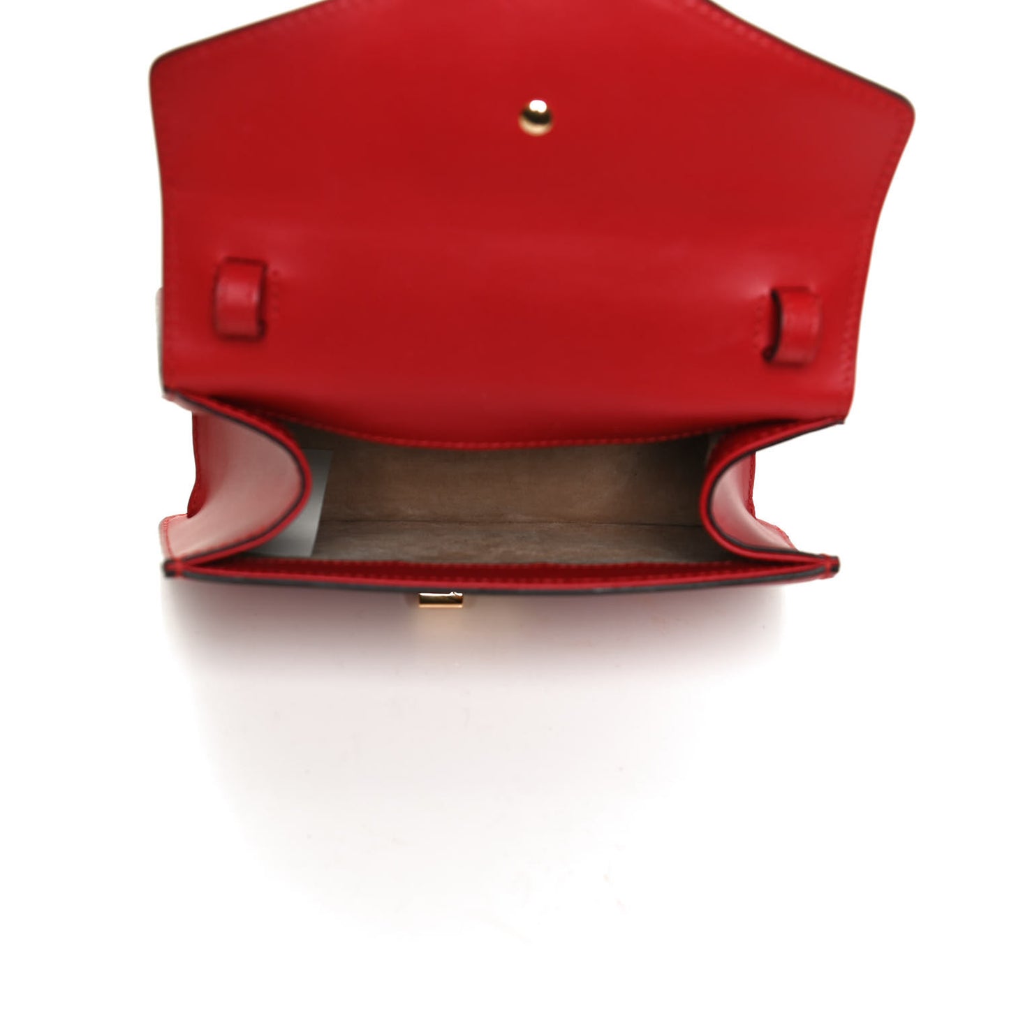 Calfskin Mini Sylvie Top Handle Bag Hibiscus Red