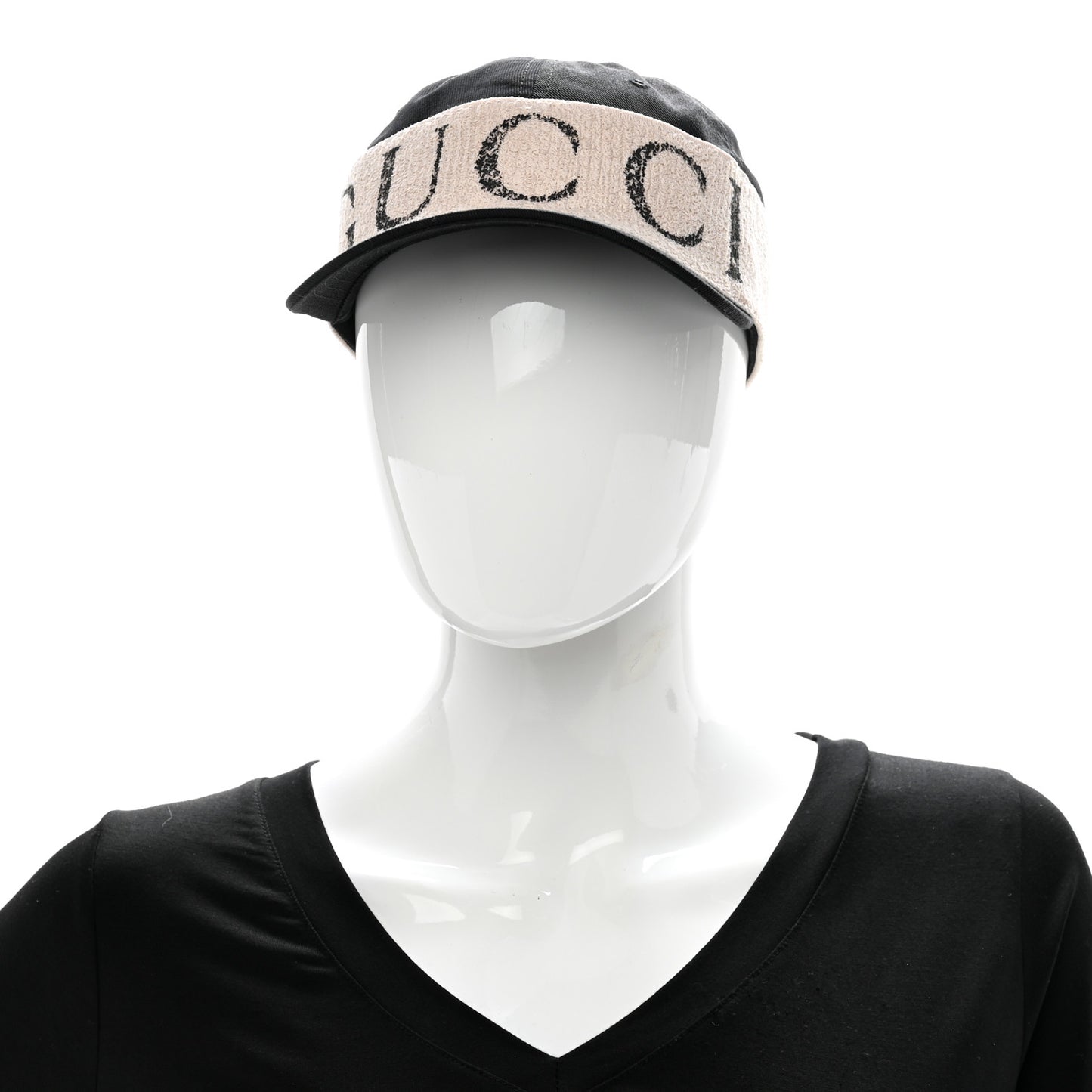 Gabardine Gucci Headband Baseball Hat M Black