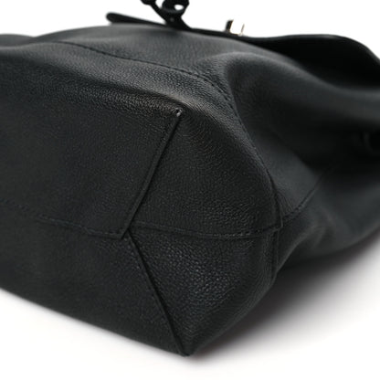 Louis Vuitton Calfskin Lockme Backpack Black 9 of 9