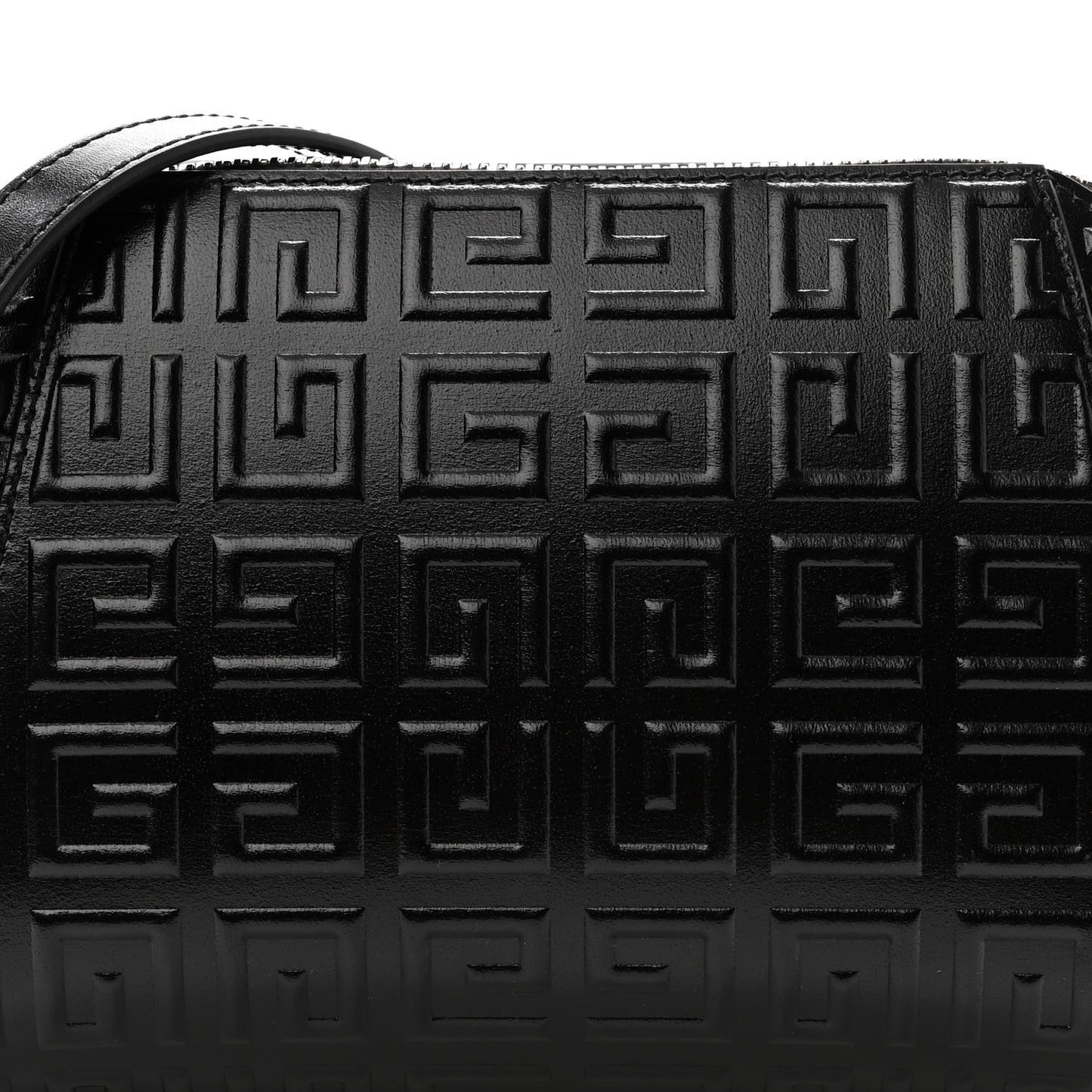 Calfskin Logo Embossed XS Antigona 4G Black