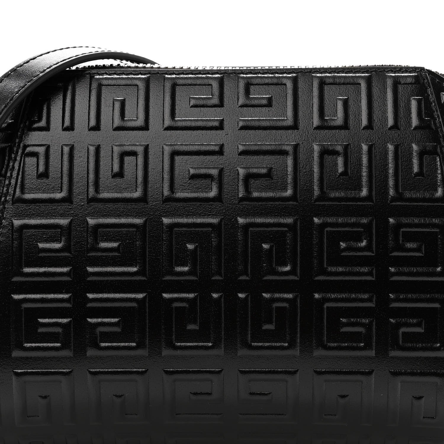 Givenchy Calfskin Logo Embossed XS Antigona 4G Black 7 of 9