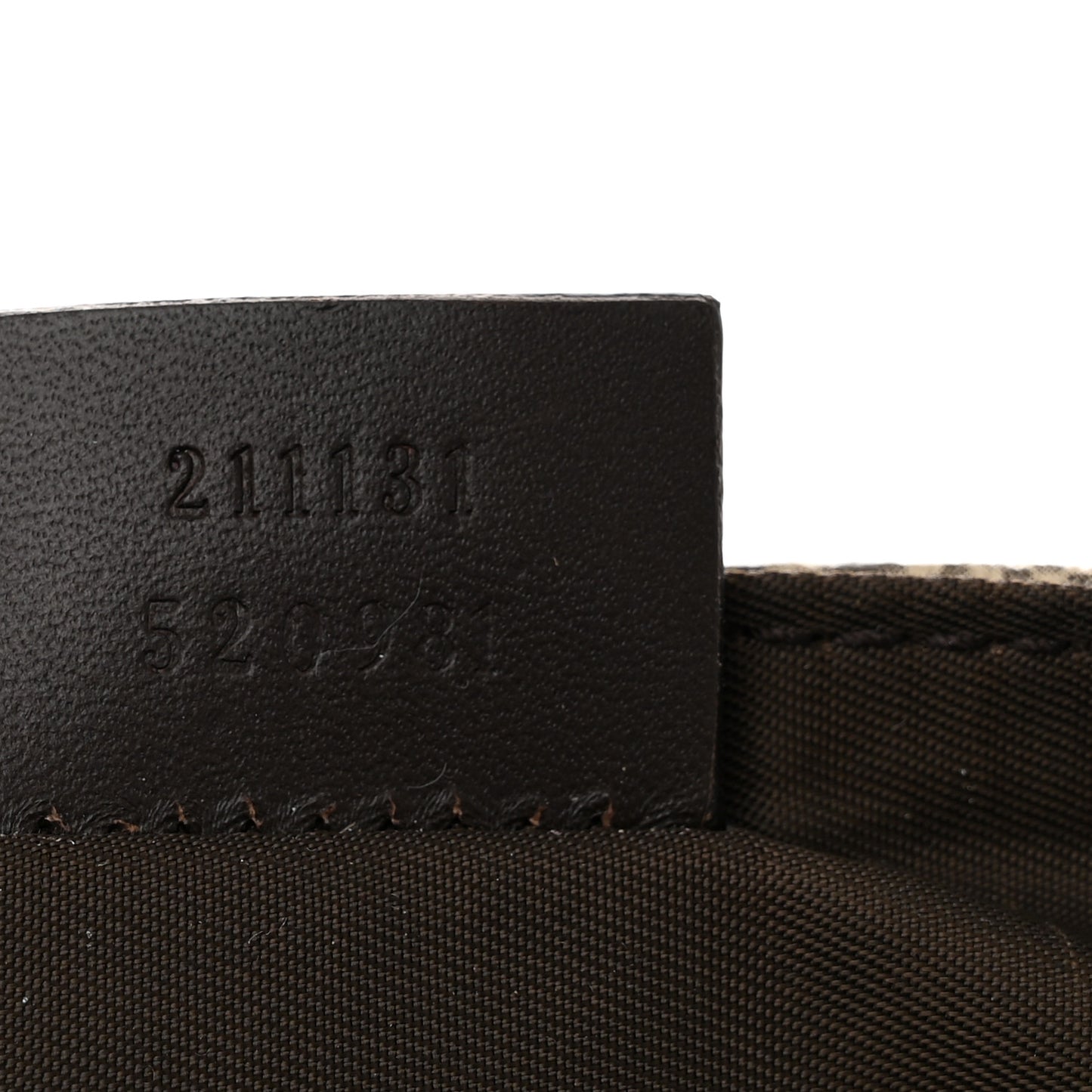 GG Plus Monogram Messenger Diaper Bag Dark Brown