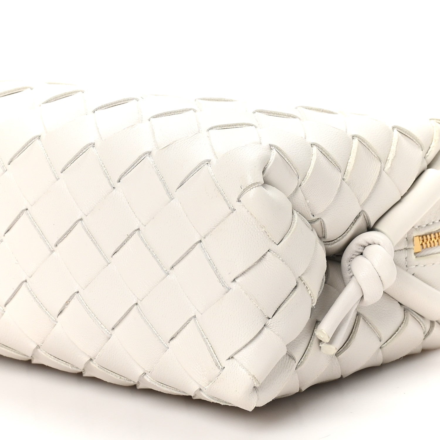 Bottega Veneta Nappa Intrecciato Mini Loop Camera Bag White 9 of 9